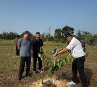 Tebar Keberkahan Bagi Alam, BRK Syariah Ikut Tanam Pohon di Kawasan Stadion Utama Riau