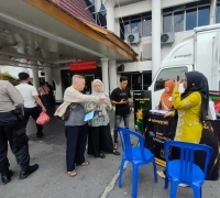 BRK Syariah Cabang Utama Pekanbaru Perluas Edukasi Gadai Emas di Lingkungan Samsat Kota