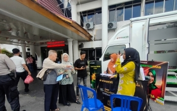 BRK Syariah Cabang Utama Pekanbaru Perluas Edukasi Gadai Emas di Lingkungan Samsat Kota