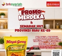 Semarak 17 Agustus, BRK Syariah Tawarkan Promo Belanja Hemat