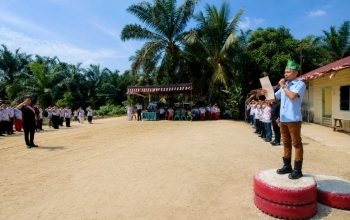 Gelar Upacara HUT RI ke-81, KSO Koptan Kampar Jaya Bersama–PT Agrinas Palma Nusantara Tegaskan Semangat Bersatu Dan Berdaulat