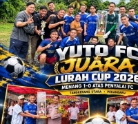 Sukses Digelar dan Resmi Ditutup, Yuto FC Raih Gelar Juara Di Turnamen Mini Soccer Lurah Cup Tahun 2026 Di Tangkerang Utara.