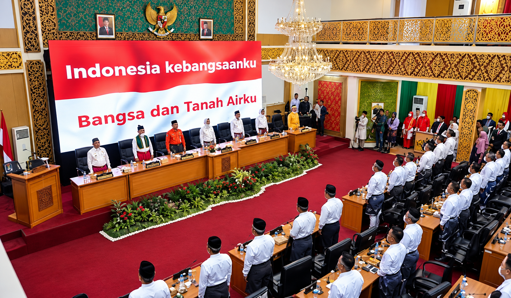 Paripurna HUT Kabupaten Pelalawan Ke 27, DPRD Ajak Lanjutkan Pembangunan Dengan Tema, Mo La Awak Bangun Pelalawan